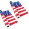 Patriotic Stars & Stripes Plastic Tablecloth Roll 40" x 100 FT